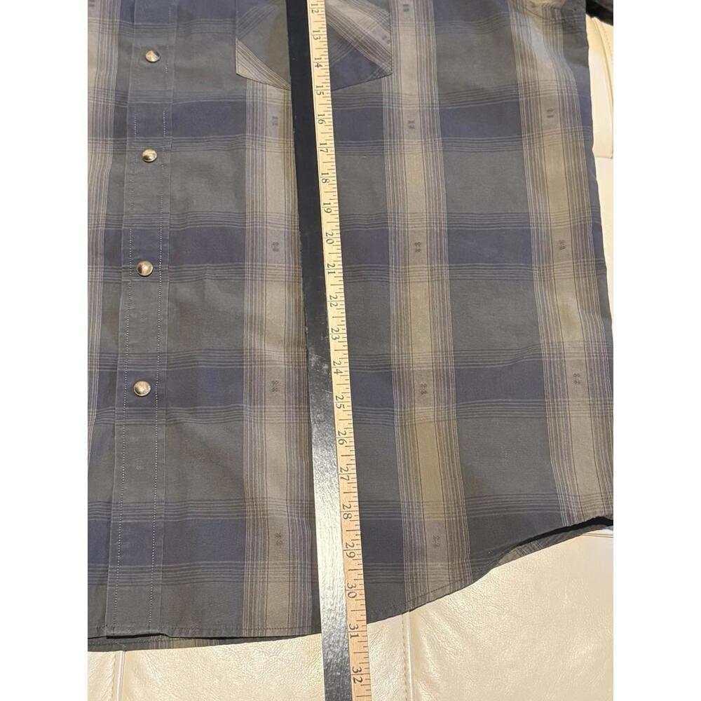 Pendleton Frontier Shirt Western Pearl Snap Men’s XXL Neutral Beige Plaid - Picture 8 of 9